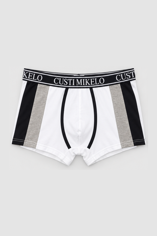 Boxer Tricolor Blanco