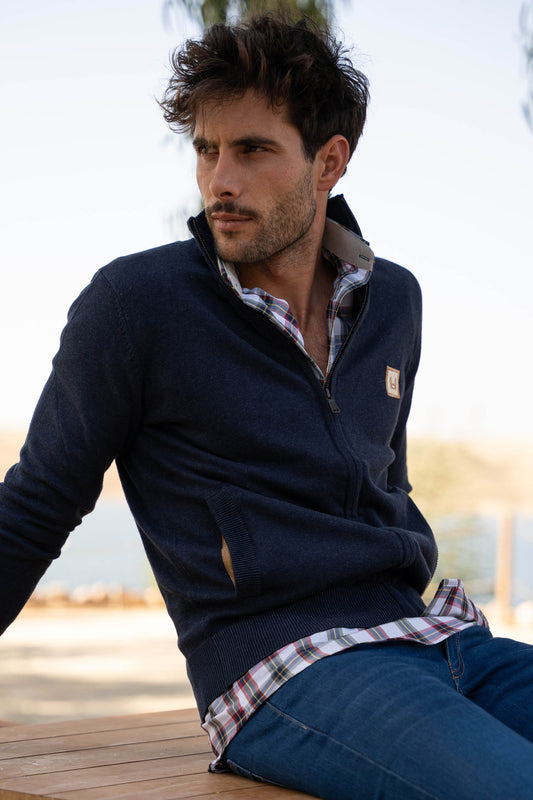 Rebeca Algodón Codera Azul Marino