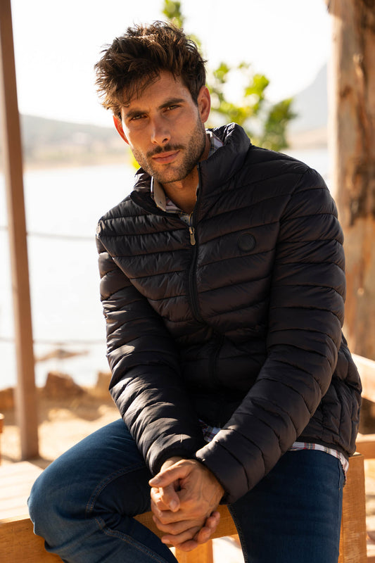 Chaqueta Acolchada Verde Caza