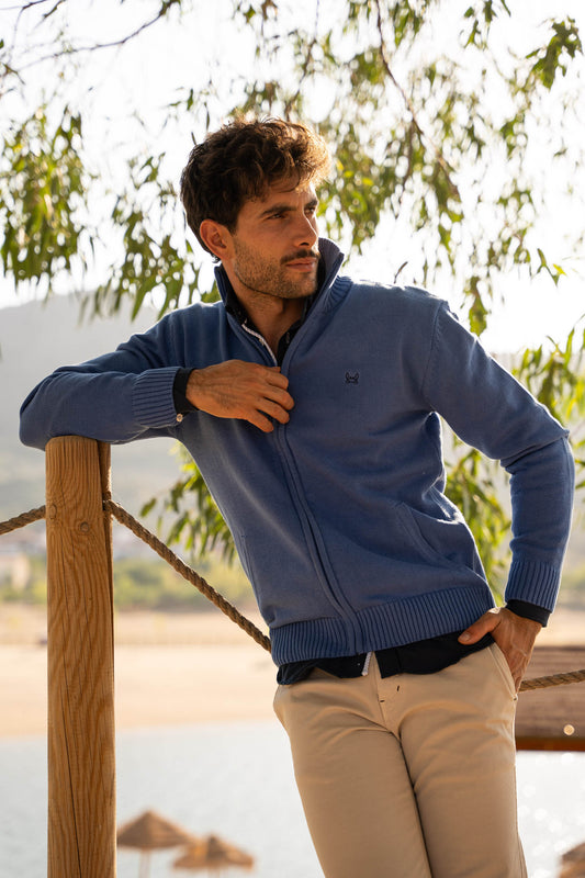 Rebeca Algodón Azul Tinta