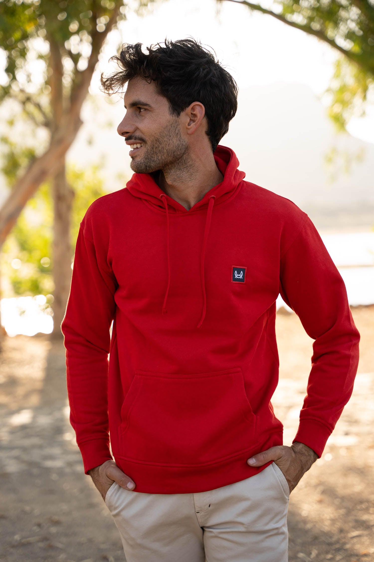 Sudadera Capucha Cangrejito Rojo Custi Mikelo