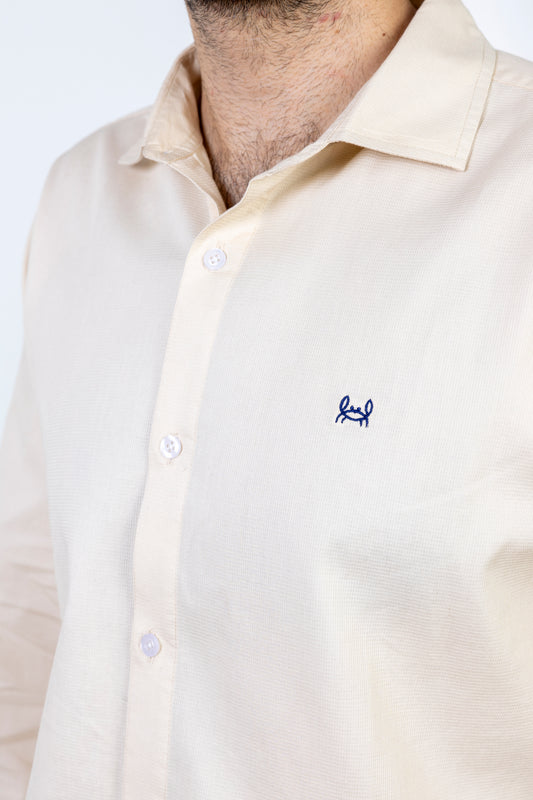 Camisa Estructura Crema