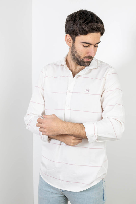 Polera Rayas Rosa | Palermo