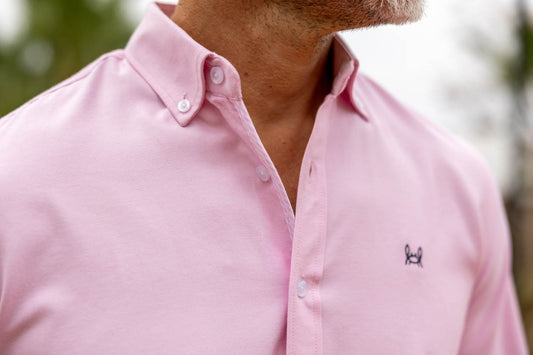 Camisa Lisa Oxford Rosa | Ronda