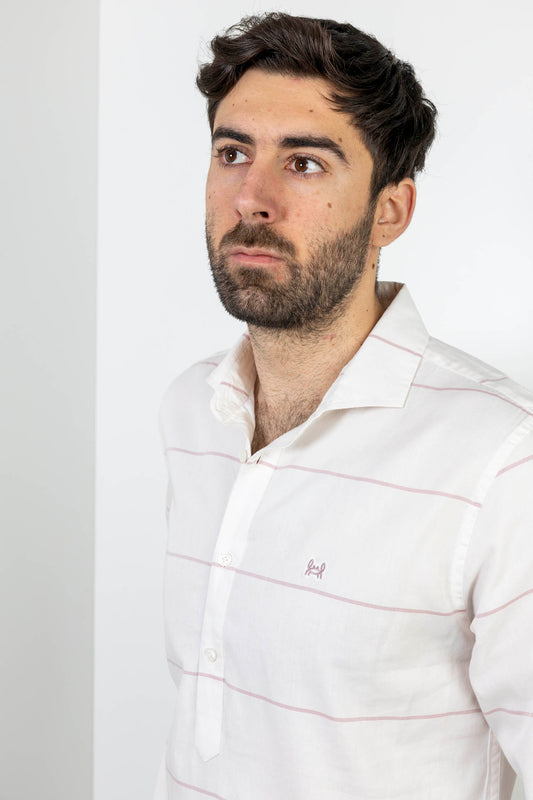 Polera Rayas Rosa | Palermo