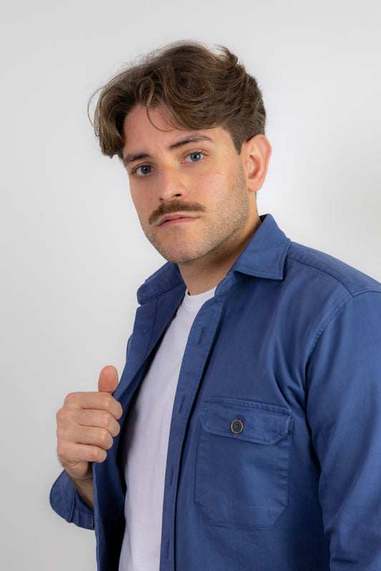 Chaqueta Algodón Lavada Azul Indigo | Cazorla