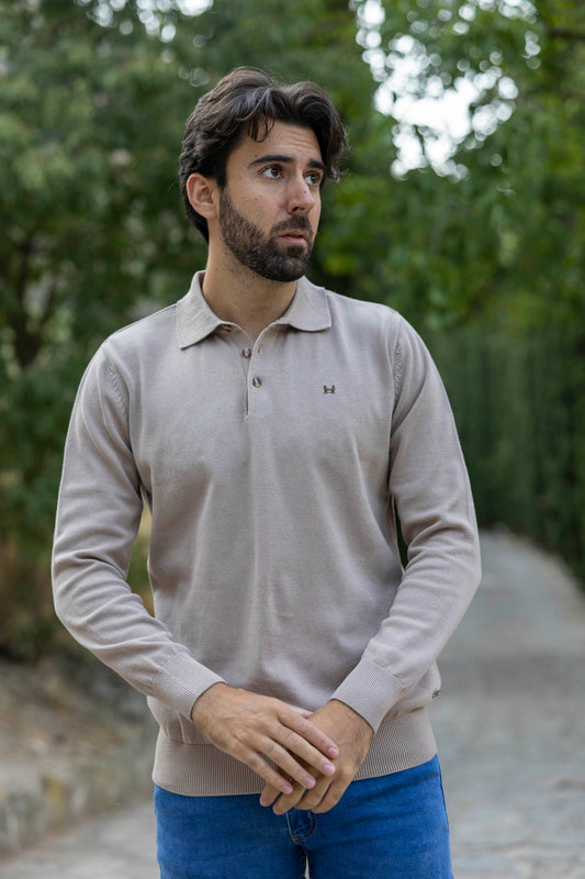 Jersey Polo Camel
