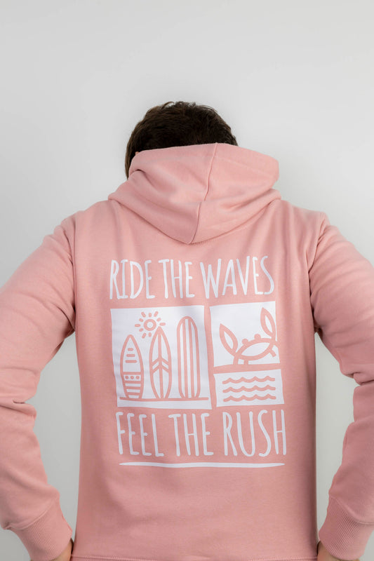 Sudadera Capucha Rosa | Lyon