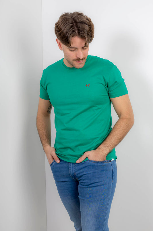Camiseta Básica Verde Billar