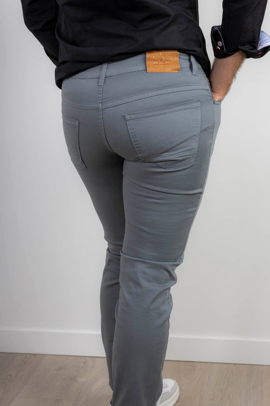 Pantalón 5 Bolsillos Gris