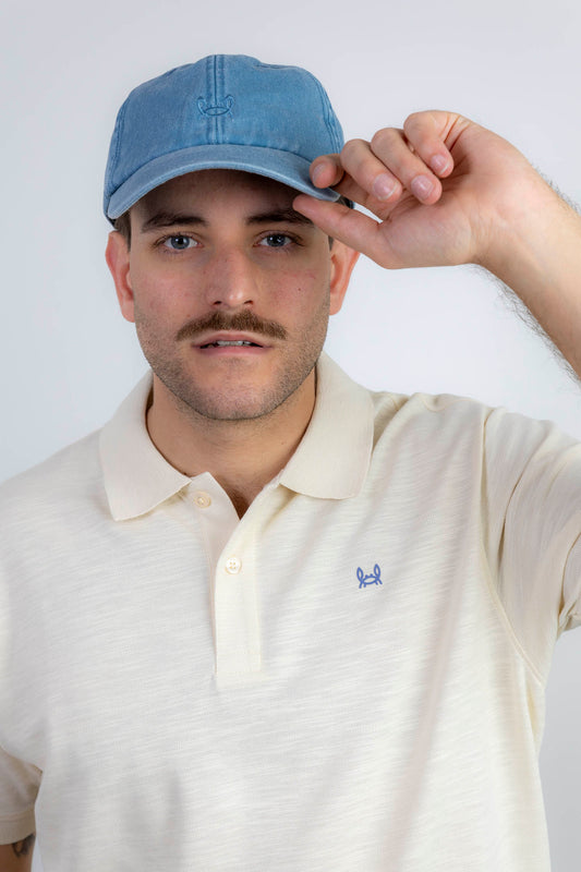 Polo Estructura Piqué Crema | Adrián