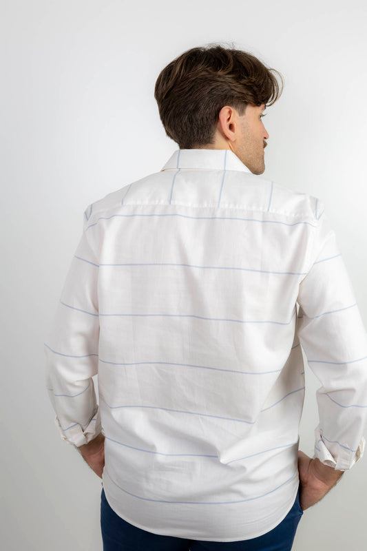 Polera Rayas Azul | Palermo