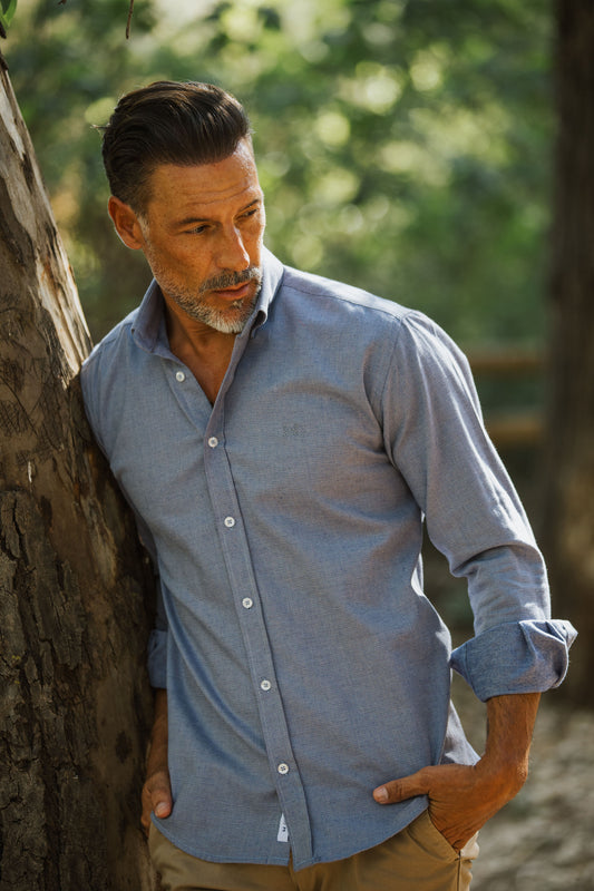 Camisa Estructura Azul | Pinto