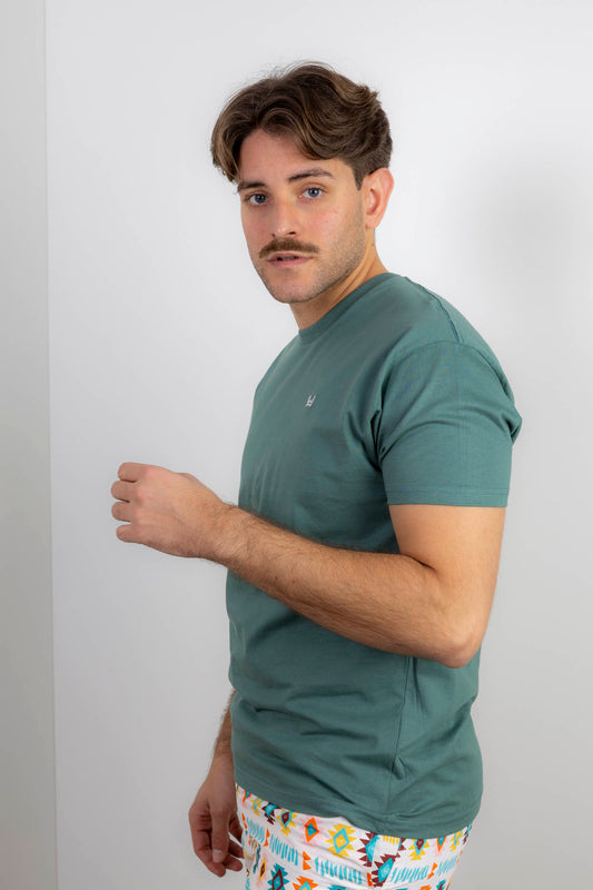 Camiseta Básica Verde Césped