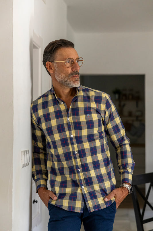 Camisa Cuadro Amarillo | Suecia