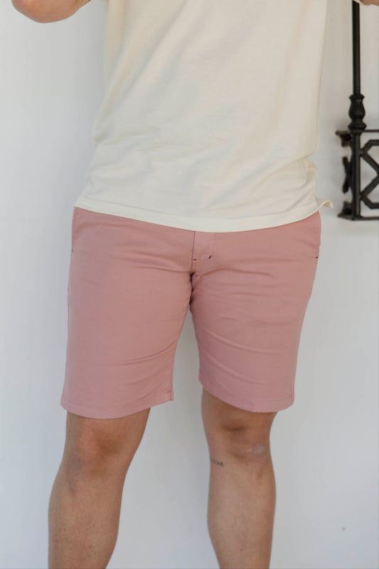 Bermuda Elástica Rosa | Priego