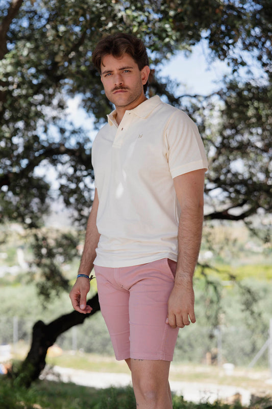 Polo Básico Crema