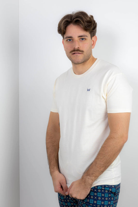 Camiseta Básica Blanco Roto