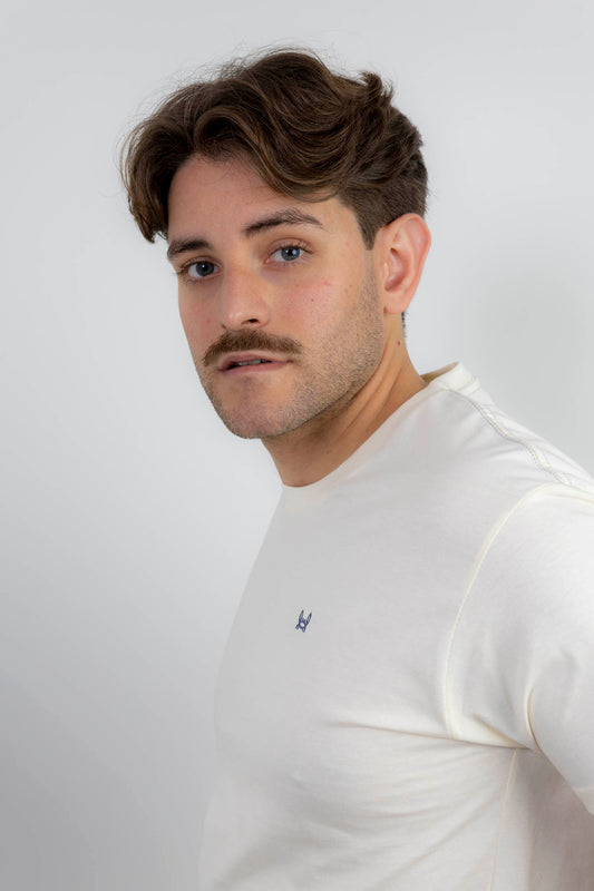 Camiseta Básica Blanco Roto