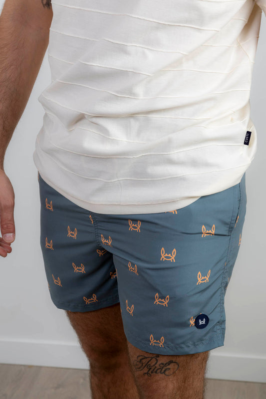 Camiseta Raya Jacquard Piedra | Niza