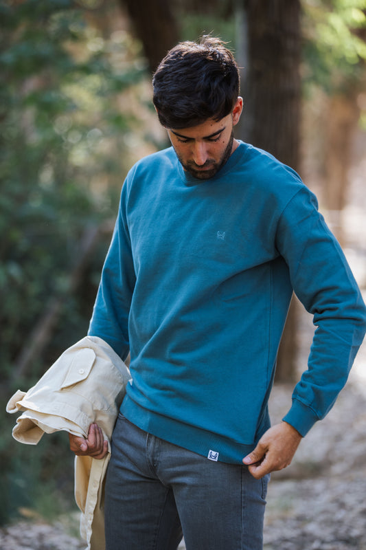 Sudadera Tacto Melocotón | Acero