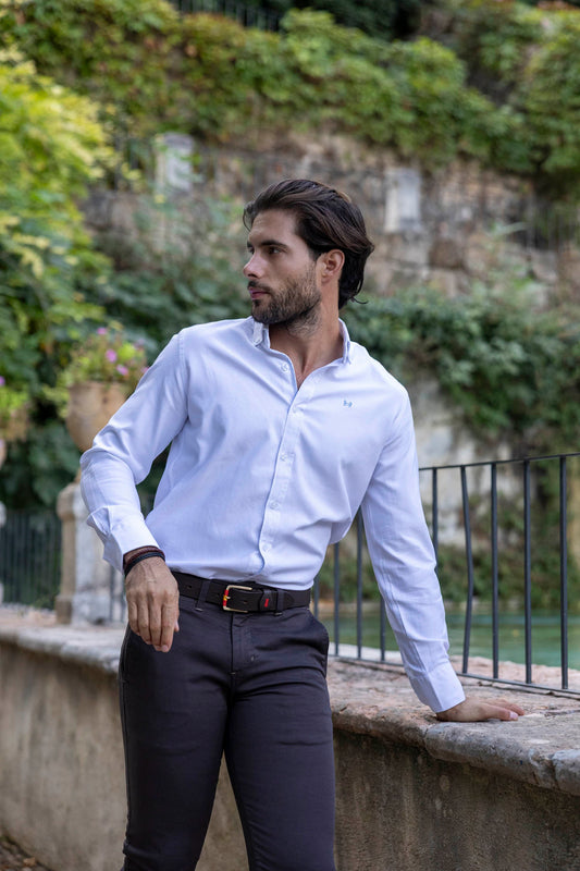 Camisa Lisa Oxford Blanca | Ronda