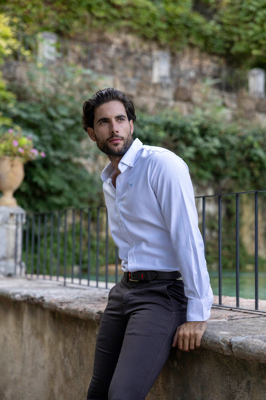 Camisa Lisa Oxford Blanca | Ronda