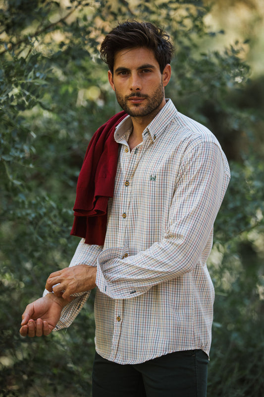 Camisa Villela Cuadro Verde | Almonte