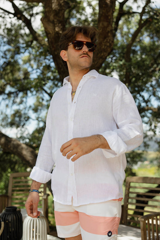 Camisa Lino Blanca | Lanzarote