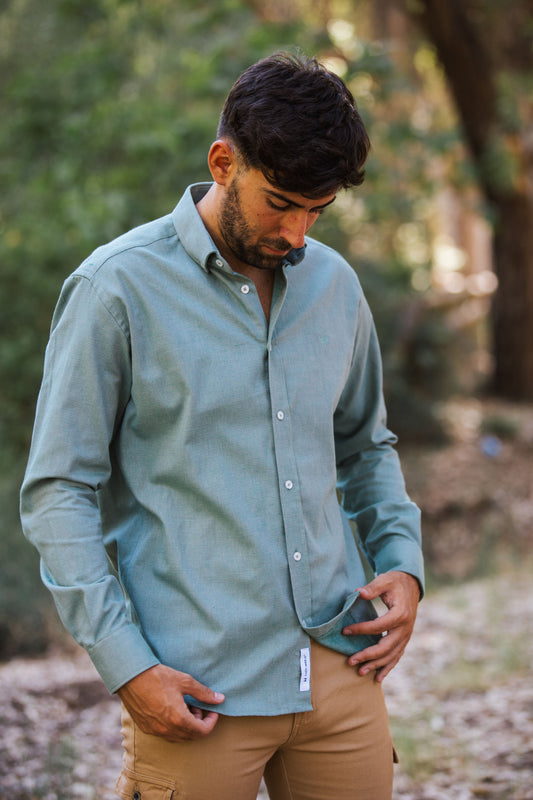 Camisa Estructura Verde | Pinto