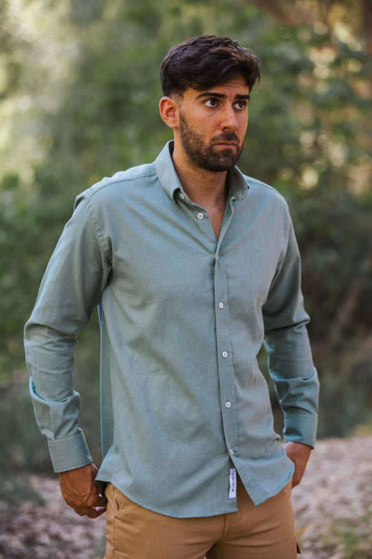Camisa Estructura Verde | Pinto