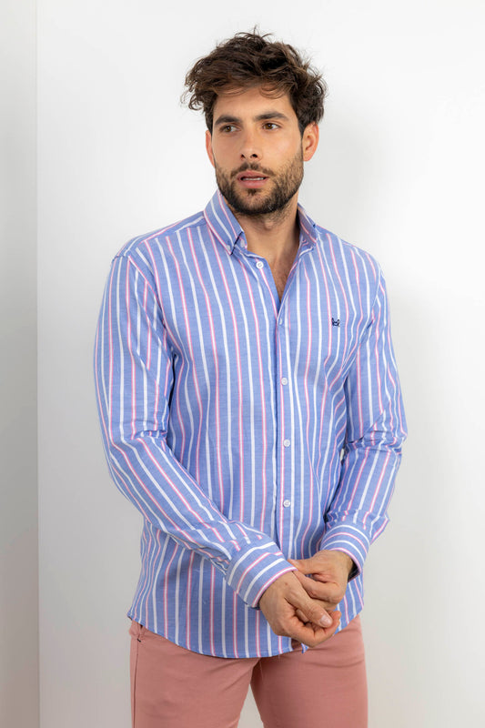 Camisa Oxford Rayas | Mijas