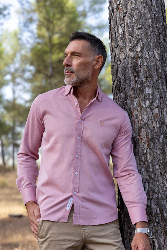 Camisa Estructura Granate | Jerez