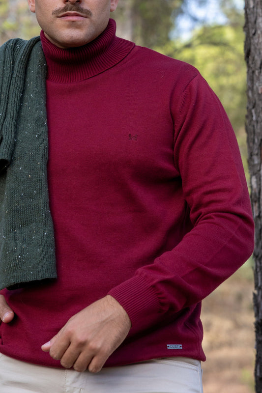 Jersey Cuello Alto Vino