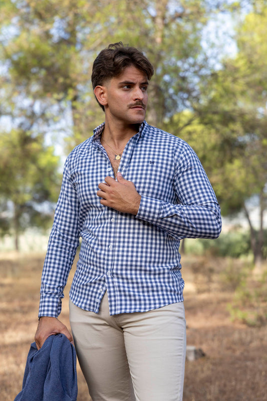 Camisa Cuadros Villela Marino | Valladolid
