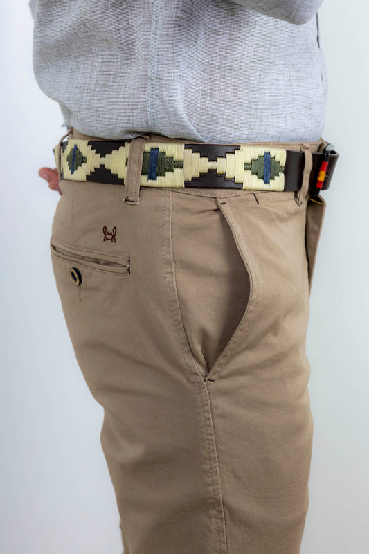 Pantalón Chino Elástico Beige | Jesulín
