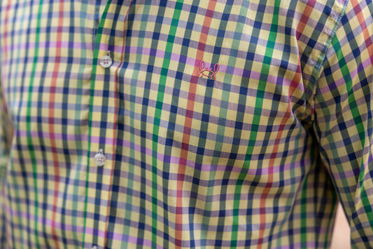 Camisa Cuadro Amarillo Verde | Segovia