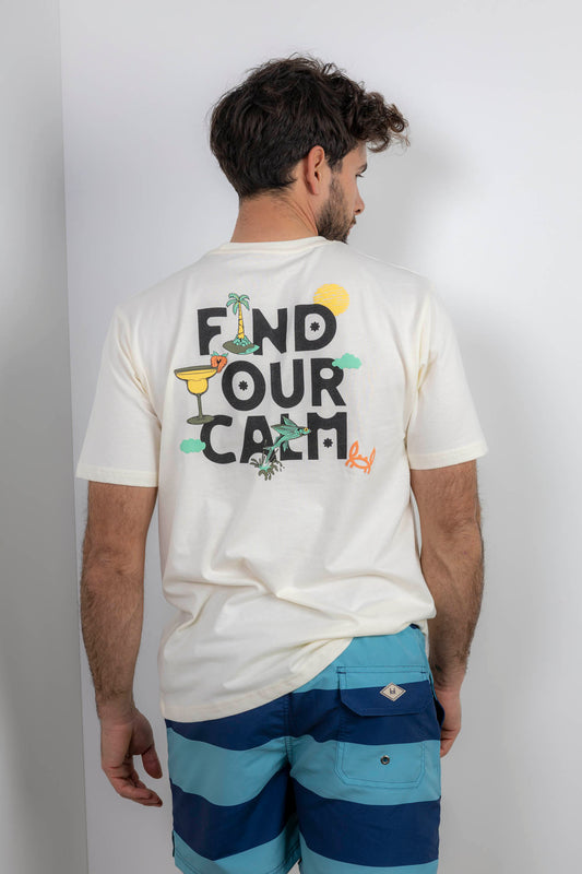 Camiseta Find Your Calm Crema | Goa