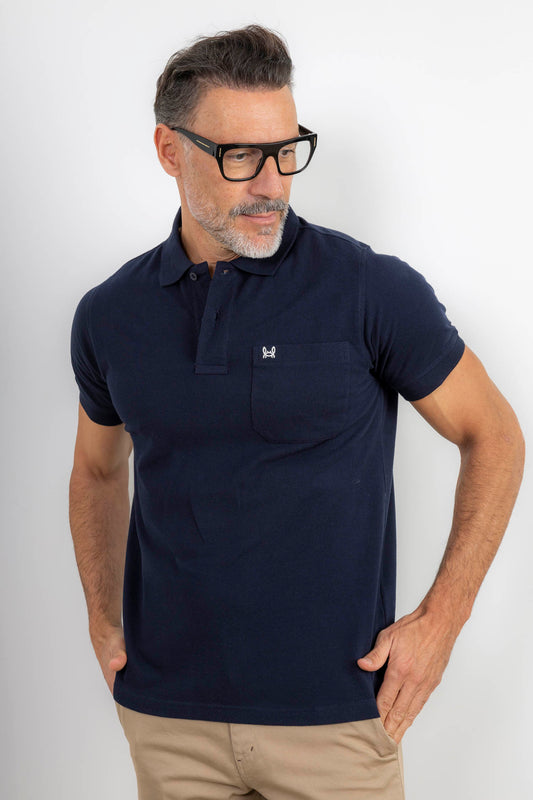 Polo Bolsillo Marino
