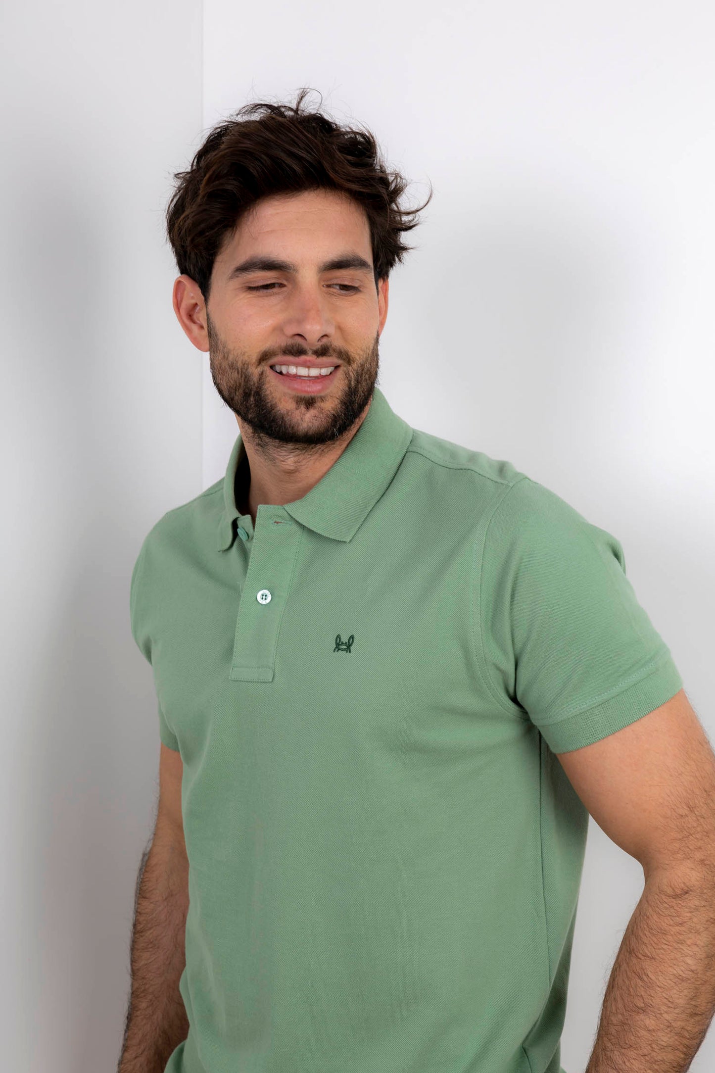 Polo Básico Verde Medio