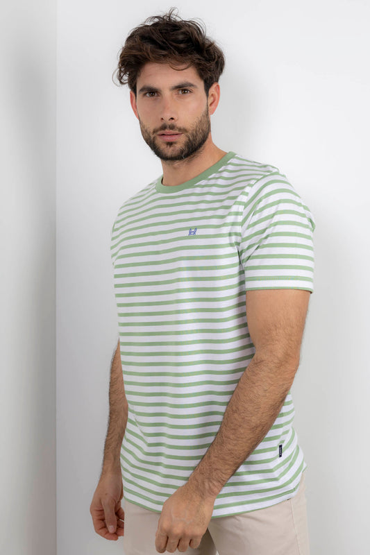 Camiseta Rayas Verde | Marsella