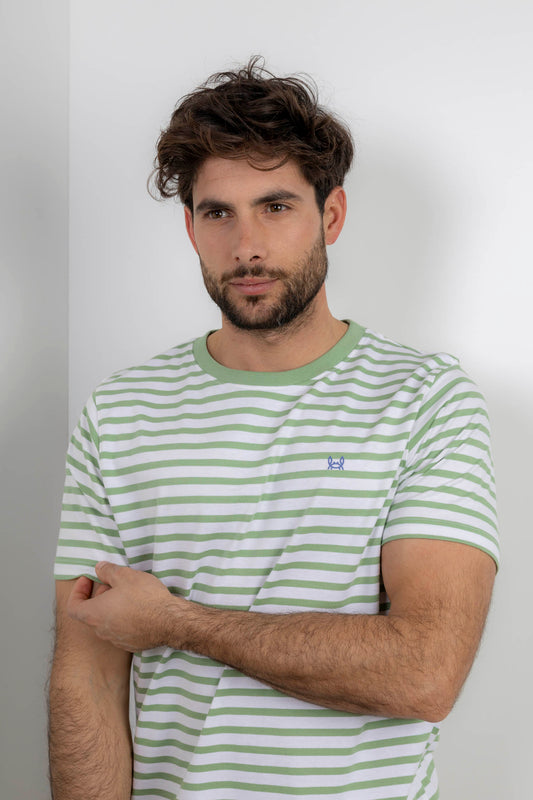 Camiseta Rayas Verde | Marsella