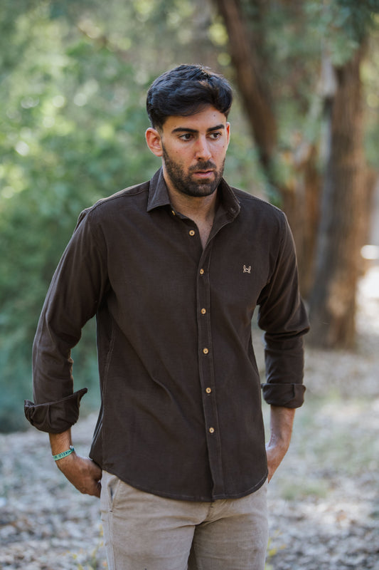 Camisa micropana kaki