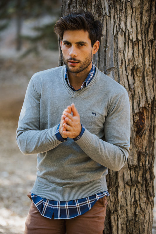 Jersey Algodón Gris