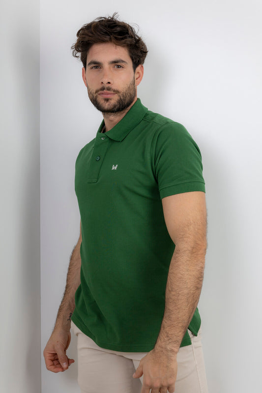 Polo Básico Verde Botella