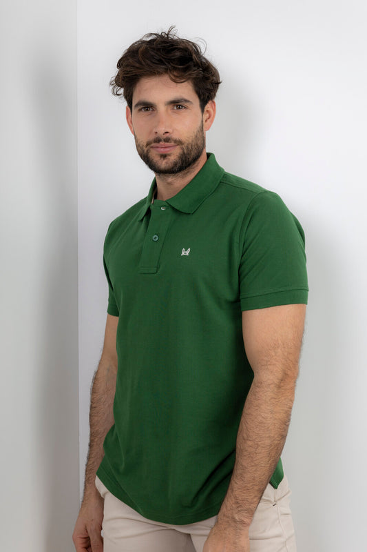 Polo Básico Verde Botella