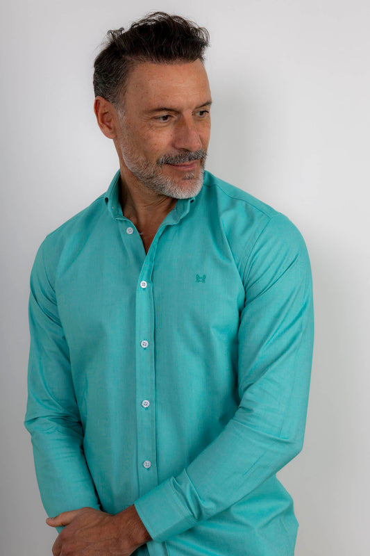 Camisa Oxford Menta | Úbeda