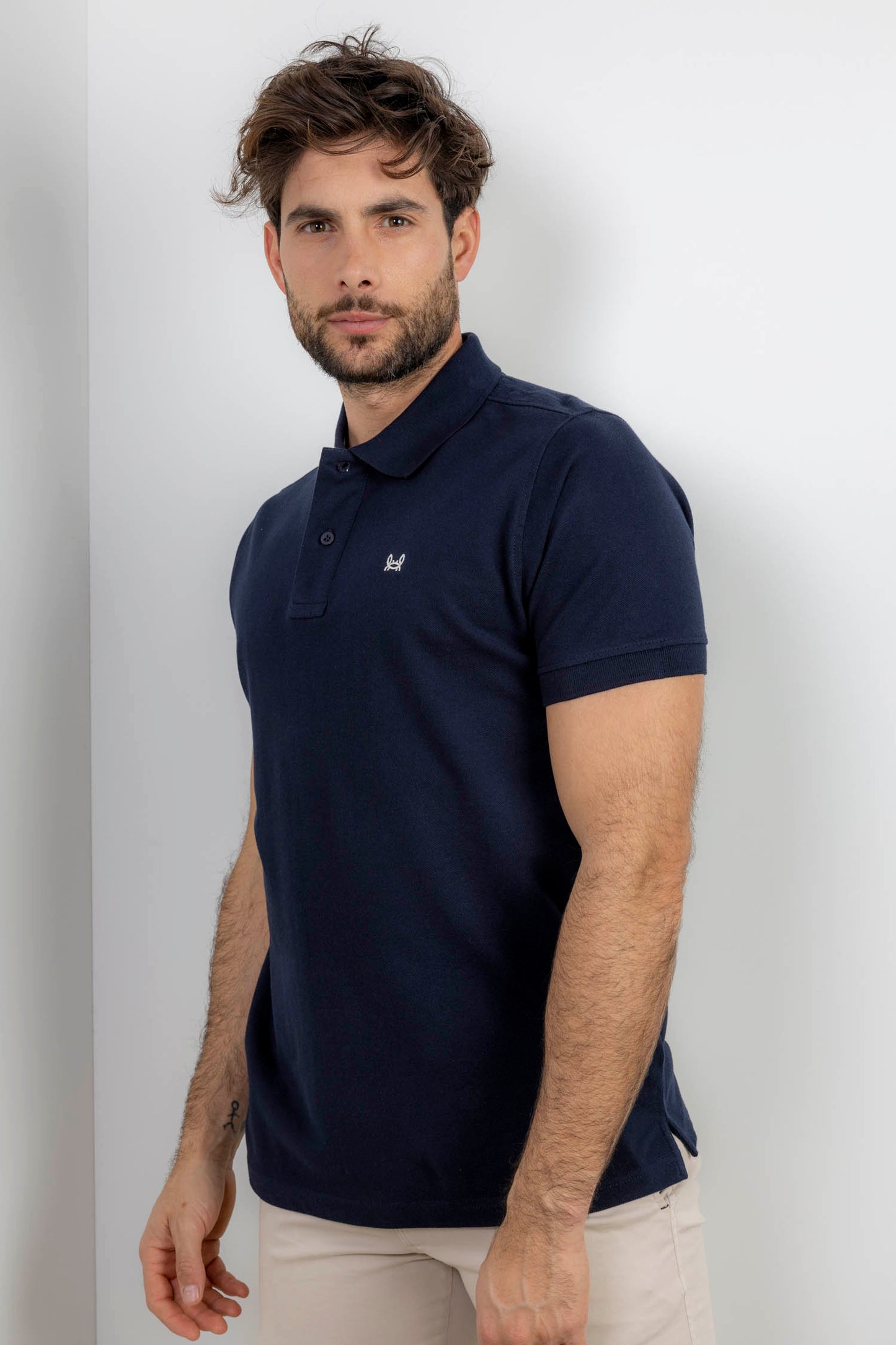 Polo Básico Azul Marino