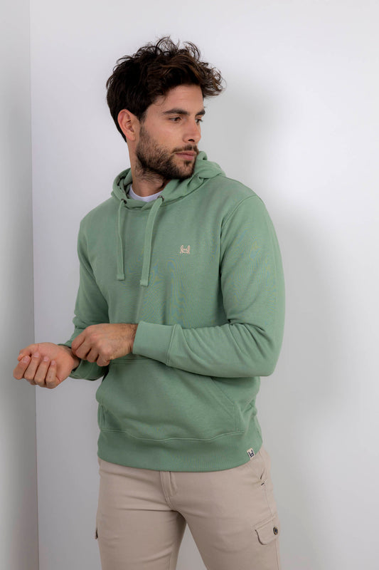 Sudadera Capucha Verde | Nantes