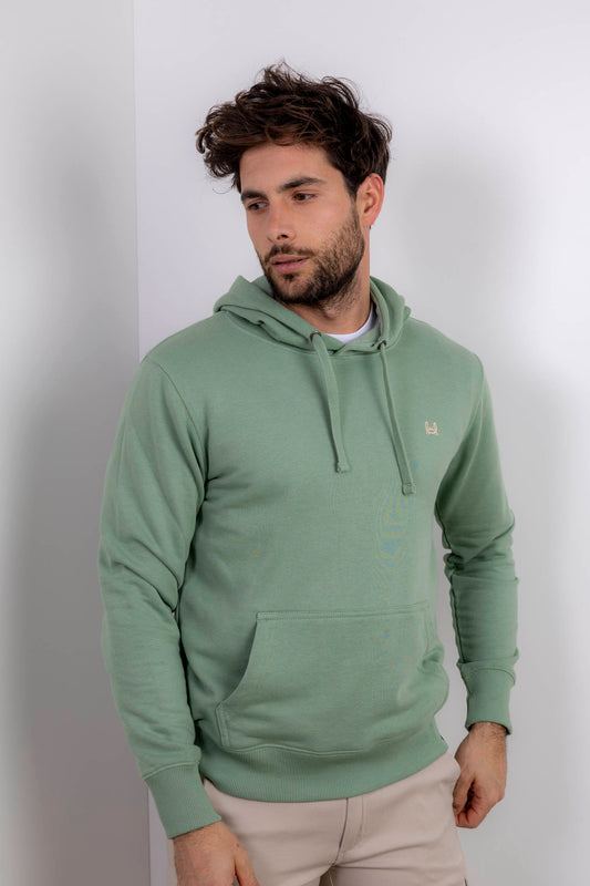 Sudadera Capucha Verde | Nantes